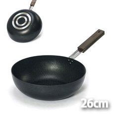 DMG_마켓1092국내산 올비아 단조가공 우드핸들 궁중팬 26cm 볶음팬 궁중팬 가정용후라이팬 궁중후라이팬 튀김팬SIWOLAE_마켓1029, ☆민일☆, ☆민일☆