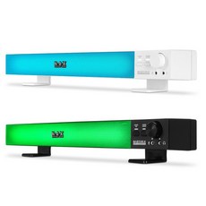 녹스 RGB 사운드바 USB스피커 바스타X, 화이트
