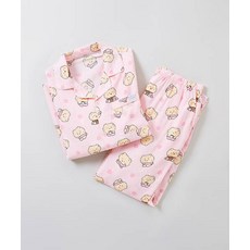 SPAO 스파오 [망그러진곰] 망그러져도 귀여운 긴팔 파자마(LIGHT PINK)_SPPPE49U03 479460