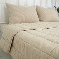 이브리다 점프 순면 60수 봄 가을 간절기 차렵이불 베이지 SS