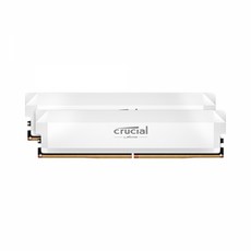 (포)마이크론 Crucial DDR5-6000 CL36 PRO Overclocking White 패키지 대원씨티에스 (32GB(16Gx2)), 2개
