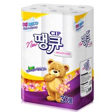 순수 무형광 3겹 16M 30롤 화장지 휴지 두루마리