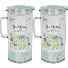 셰프웨어 트라이탄 크리스탈저그 (민트), 2개, 1.9L