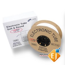 튜브넘버링기/난연튜브/원형튜브/1.25SQ/1.55SQ(3.4mm)/백색/총길이:300M, 화이트(백색)