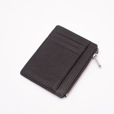 NY STYLE 오플가죽 남여공용 지퍼 카드 지갑