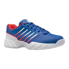K-Swiss 남성용 빅샷 라이트 4 테니스화 클래식 블루/화이트/베리 레드