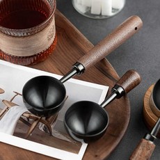  원두계량스푼 원목손잡이 304 스테인레스 커피스푼 