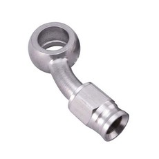 1Pc AN3 10mm 스트레이트 28 90도 브레이크 피팅 자동차용 어댑터, Silver