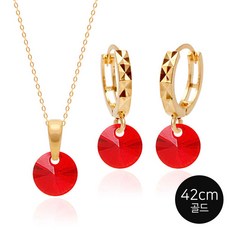 여성14k목걸이귀걸이세트