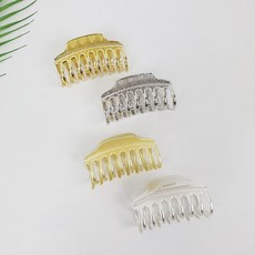허그 메탈 유광 무광 반머리 올림머리 화사 집게핀 헤어핀