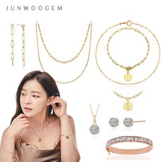 [K쇼핑][준우젬] 14k 글리터샤인체인 코인클립콜렉션 총9종