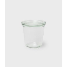 웩 서울 WECK 독일 밀폐 유리용기 몰드 형 290ml (WE900), PE마개(M), 1개