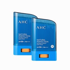 AHC 내추럴 퍼펙션 더블 쉴드 선스틱 SPF50+/PA++++, 22g, 2개