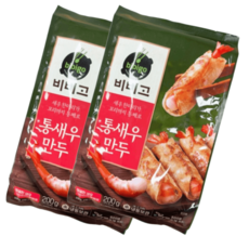 비비고통새우만두 200g x 2개, 통새우만두 200g x 2개