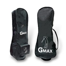 지맥스(GMAX) 접이식 골프백 항공커버 경량 방수코팅, 블랙*
