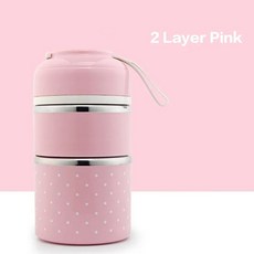 귀여운 일본 도시락 상자 휴대용 야외 스테스 누출 방지 식품, 8.2 Layer4