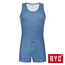 BYC [BYC]순면 남자 런닝 트렁크 사각 팬티 세트(BYL6897)