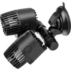 AQQA 수족관 웨이브 메이커 8W 12W 20W 25W 흡입 컵 어항 이중 파워헤드 펌프 110V 60Hz 초조용 수중 순환 담수용 360°+180° 조정 가능 15, 12W 3170GPH