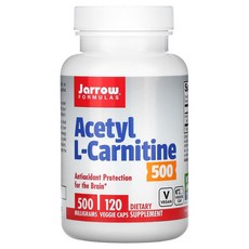 자로우포뮬러스 아세틸 L-카르니틴 500mg 베지캡슐 120정, 4개