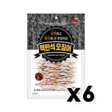 정화 맥반석오징어 간편안주간식 32g x 6개