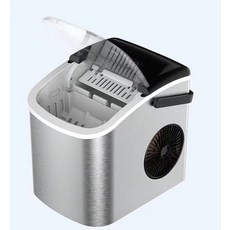 가정용제빙기 미니 업소용 휴대용 스테인레스 스틸 전기 제빙기 가정용 원형 소형 바 커피숍 12kg 24H