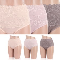 여성 텐셀 레이스 맥시팬티 복부보정