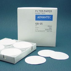 Advantec GF/C 유리섬유 여과지 유리섬유여과지 GS-25 47mm, 1팩