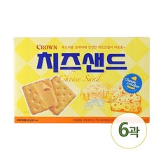 크라운제과 치즈샌드, 240g, 6개