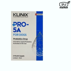 [국내정품][dog] 프로파이브에이(pro-5a) 15ml KLINIX PRO-5A FOR DOGS 액상 강아지유산균[매장], 일반배송, 1개 - 프로파이브에이