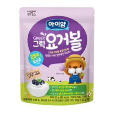 아이얌 그릭요거볼, 블루베리, 20g, 3개