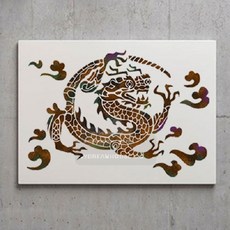 스텐실시계도안