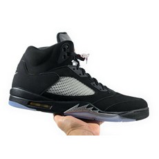 903925 Air Jordan 5 OG 'Metallic' 2016 Black Basketball Shoes Men's Size 18 845035-003 (중고/리퍼)