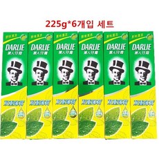 홍콩 달리 치약 225g 대용량 6개 1세트