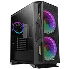 [해외직구]Antec NX 시리즈 NX800 미드 타워 E-ATX 게임 케이스 강화 유리 측면 패널 360 및 280mm 라, One Color_NX800, One Color_NX800, 상세 설명 참조0