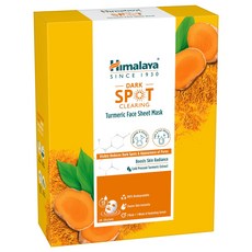 Himalaya Dark Spot Clearing Turmeric Face Sheet Mask Pack 30 ML, 3세트, 30g