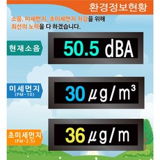 공사장 소음 측정기 건설현장 미세먼지 전광판 R-11번, R-11, 1개