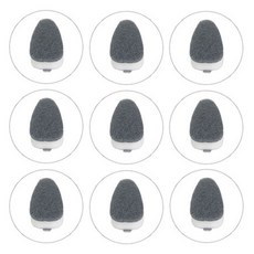 손잡이수세미 솔 브러쉬 스펀지 탄냄비 다목적 스틱 핸들 수세미, 1세트, 스펀지헤드 8개