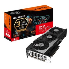 GIGABYTE 라데온 RX 7600 GAMING OC D6 8GB 제이씨현 - 7600