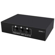 Ypbpr 선택기 AV 스위처 Ypbpr 컴포넌트 RGB 스위처 3 in 1 출력 3 채널 5 RCA