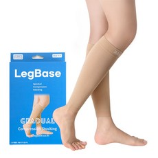 글램모먼트 메디컬 서포트 오픈토 쇼트 의료용 종아리 압박 스타킹 블랙, 4세트, 종아리/무릎형
