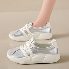 Modern Fashion 여성 메리제인 키높이 운동화 볼넓은 슬립온