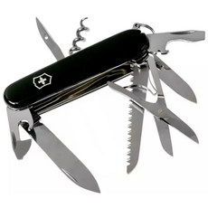 Victorinox 瑞士維氏 91mm攀岩者Climber 14用瑞士刀 黑色多功能瑞士刀, 1個
