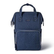 기저귀가방 Sunveno 패션 기저귀 가방 배낭 아기 엄마 디자이너 여행 유모차 출산 변경, [01] Quilting Navy blue