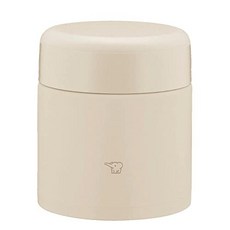 ZOJIRUSHI 조지루시 (ZOJIRUSHI) 스테인레스 보온 스프통 런치저 심리스 300ml 베이지 SW-KA30-CM, 1개