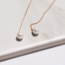 진주롱드롭귀걸이