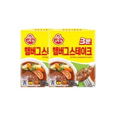 오뚜기 3분햄버그스테이크, 140g, 6개