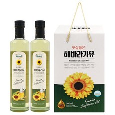 해바라기씨유(500mlx2P)유리병x10개, 20개, 500ml