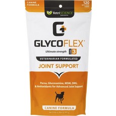 VetriScience GlycoFlex Stage III 치킨 맛 소프트 씹는 강아지용 관절 보조제, 240 count, 1개 - 글라이코플렉스3