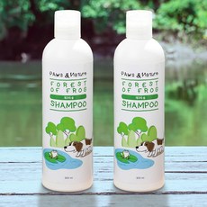 포스앤네이처 저자극 올인원 강아지 샴푸 린스 겸용 300ml (포레스트향), 2개