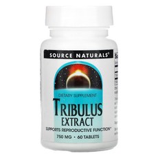 소스내츄럴스 트리뷸러스 남가새 750 mg 60정 사포닌 린매스업 벌크업, 1개